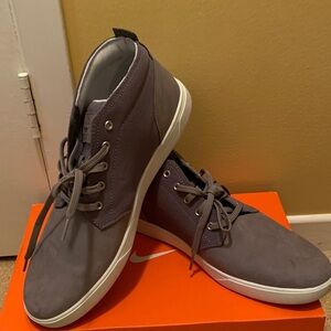 TIMBERLAND MEN'S GROVETON MEDIUM GREY NUBUCK